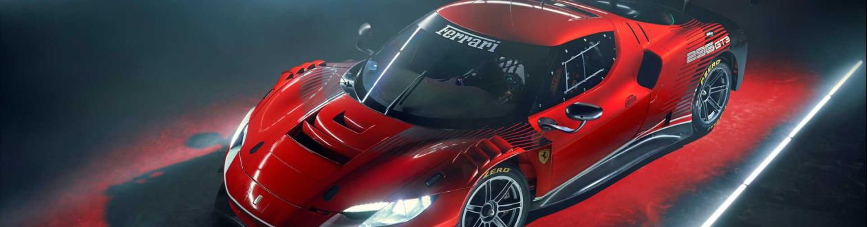 Ferrari 296 GT3 de competição terá motor V6