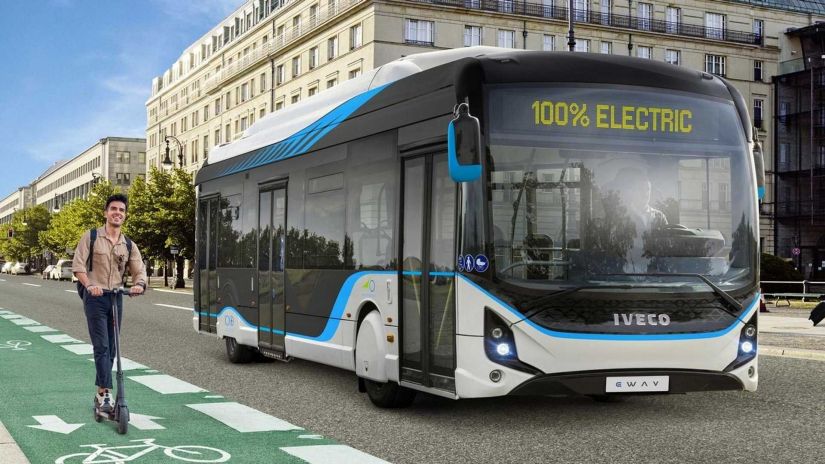 Iveco apresenta modelo de ônibus elétrico E-Way