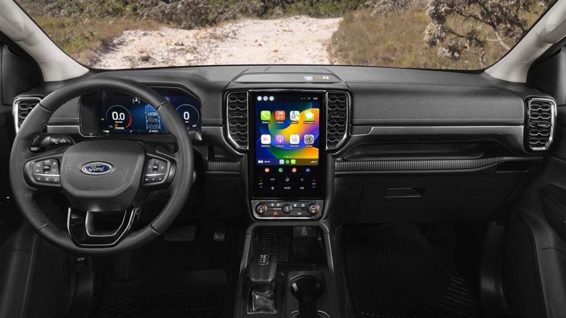 Ford apresenta interior da nova Ranger com novos painel de instrumento e tela multimídia