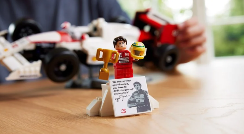 McLaren 1988 lendária de Ayrton Senna vira peça de LEGO