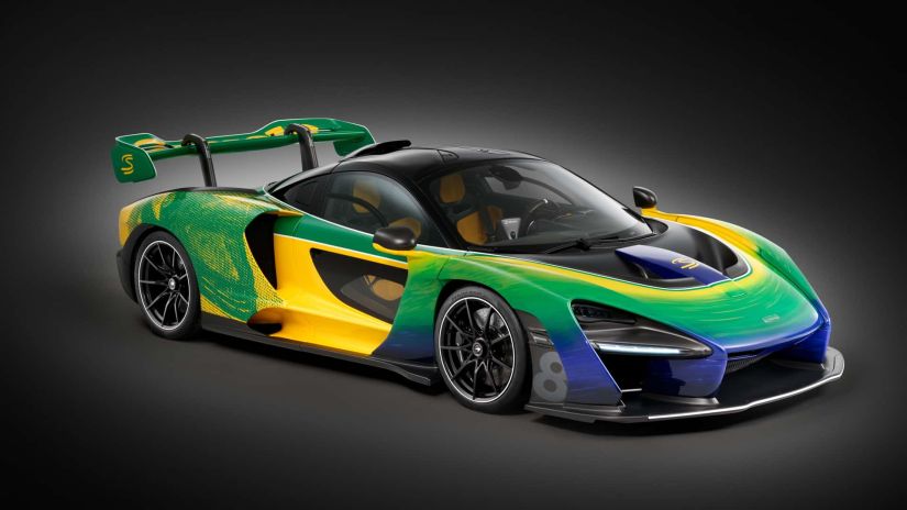 McLaren pinta carros para lembrar os 30 anos da morte de Ayrton Senna