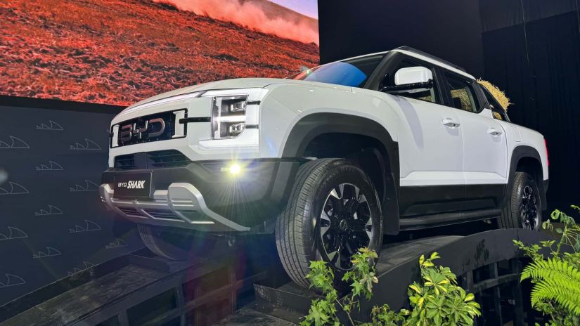 BYD Shark aparece em imagens de testes no Brasil