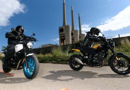 Royal Enfield mostra nova moto Guerrilla 450