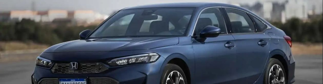 Honda Civic 2026 com sistema híbrido chega reestilizado
