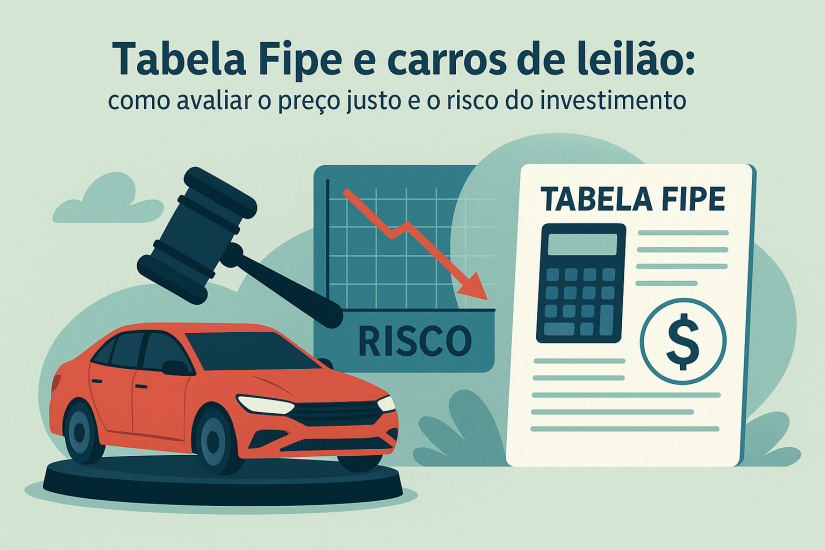 Tabela Fipe e carros de leilão: como avaliar o preço justo e o risco do investimento