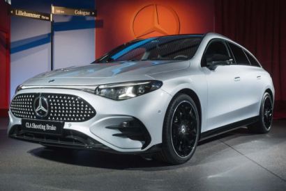 Mercedes-Benz revela nova perua elétrica CLA Shooting Brake 2026