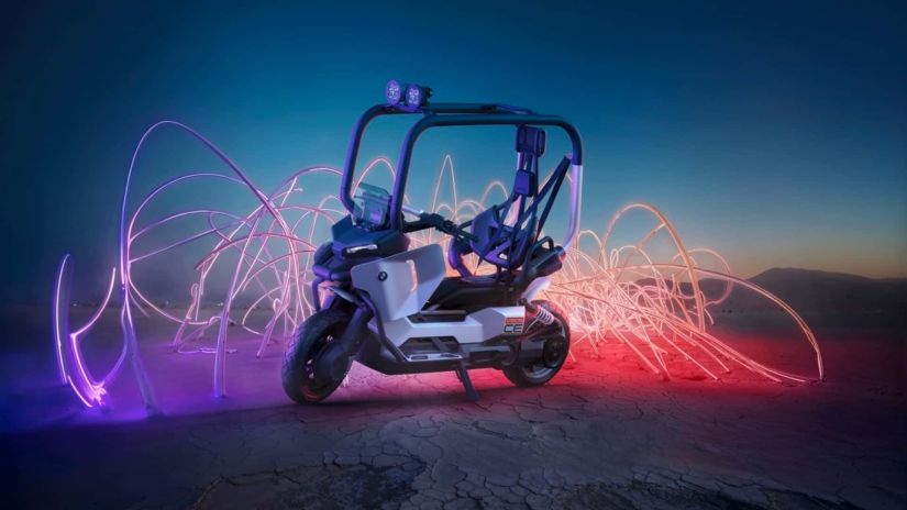 BMW cria conceito de moto que dispensa capacete