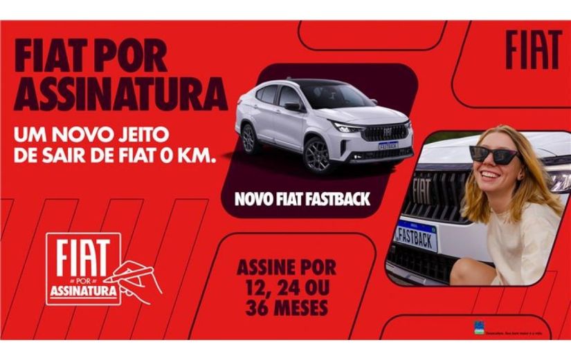 Fiat lança plano de assinatura para diversos carros da montadora