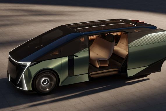 Lexus apresenta conceito de minivan com teto de vidro e seis rodas