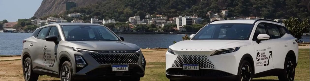 Omoda lança os SUVs eletrificados 5 HEV e 7 PHEV no Brasil