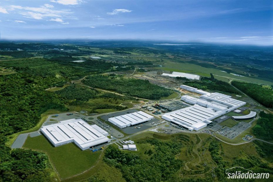 Imagem aérea fábrica Renault