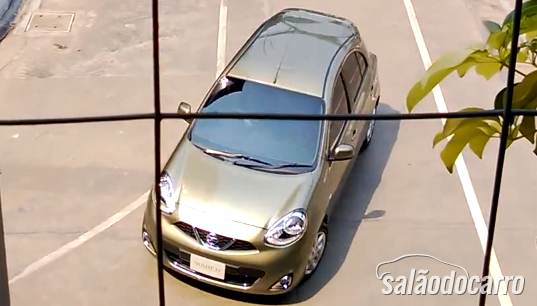 Novo Nissan March flagra