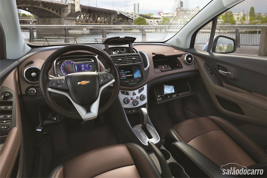Chevrolet Tracker - Detalhe do interior