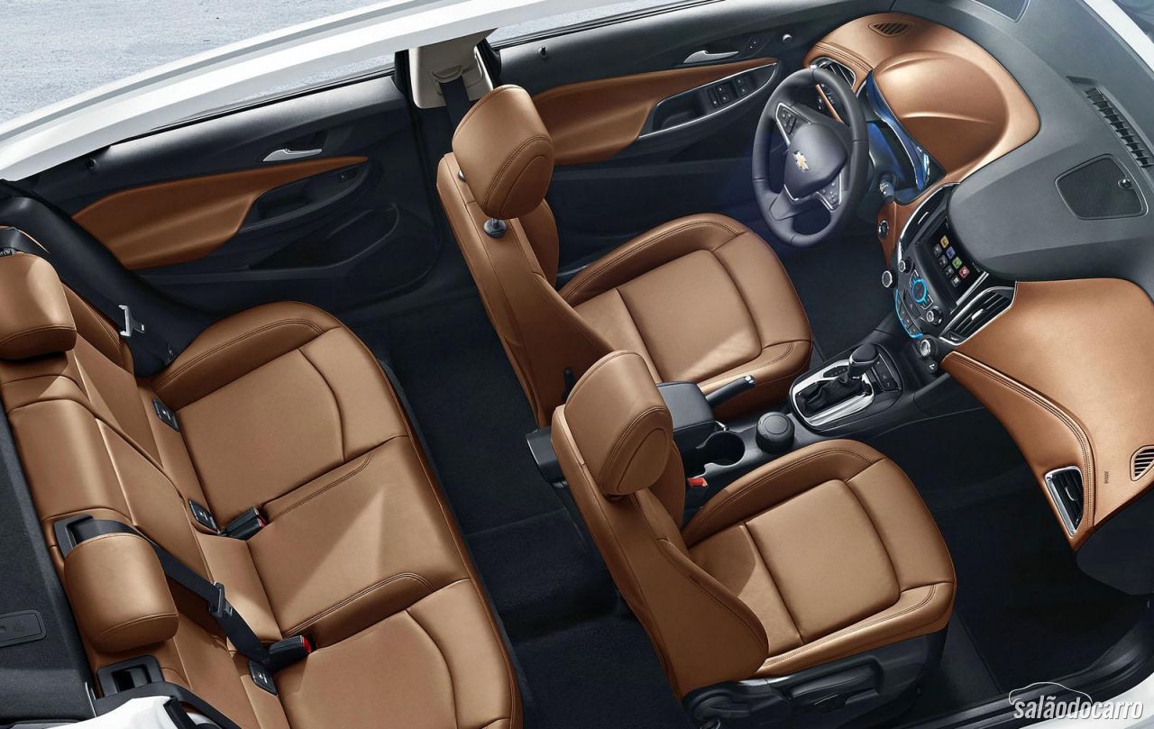 Novo Chevrolet Cruze tem interior revelado Prévias Salão do Carro