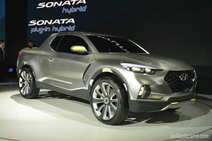 Hyundai Santa Cruz surpreende em Detroit 