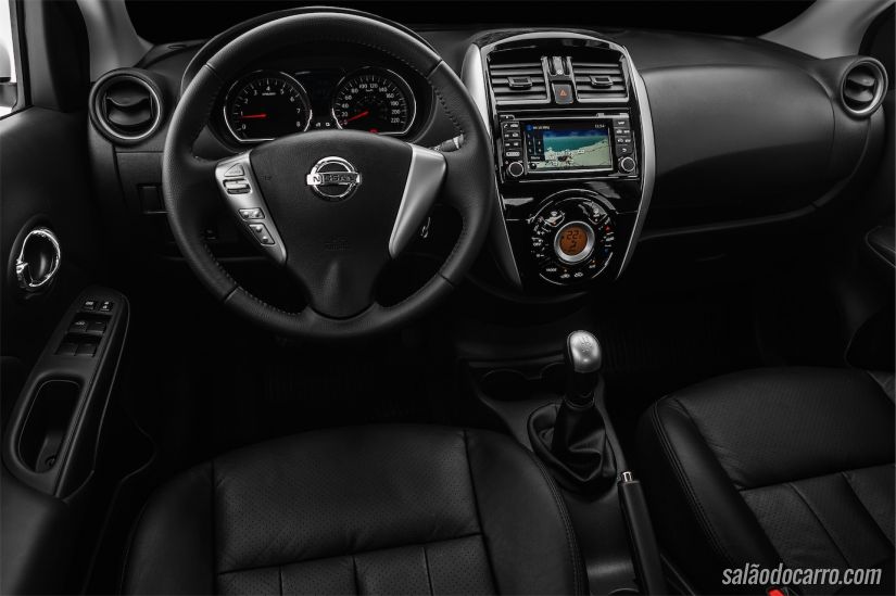 Interior do novo Nissan Versa