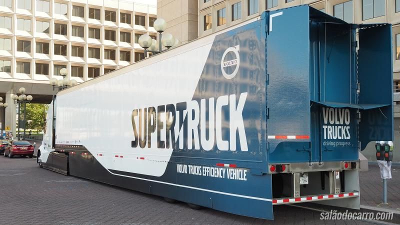 SuperTruck da Volvo é apresentado no Departamento de Energia nos EUA