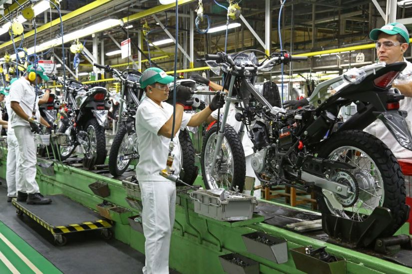 Produção de motos aumenta 24% no mercado brasileiro em fevereiro