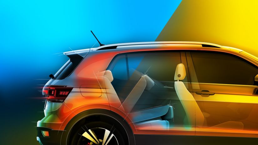 Volkswagen revela imagem da traseira do novo T-Cross