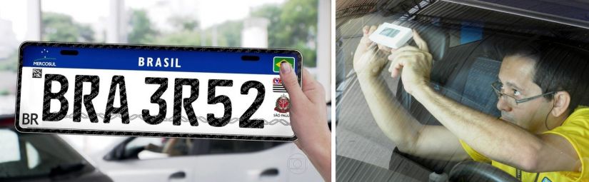 Placa do Mercosul ainda não terá chip de identificação no Brasil