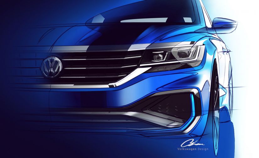 Volkswagen anuncia mudanças para o Passat 2020 nos EUA