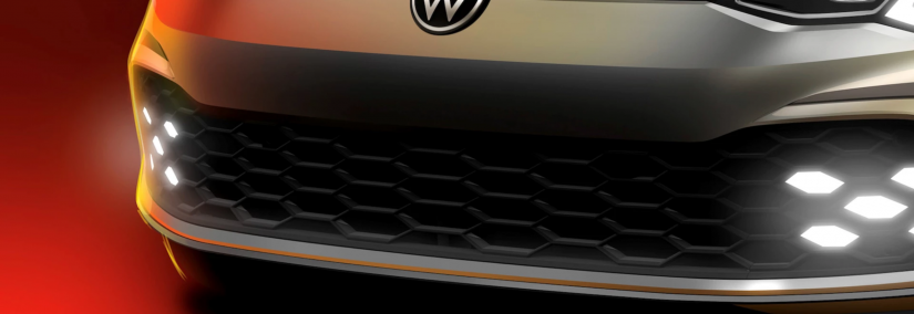 Volkswagen divulga teaser do novo Golf GTD
