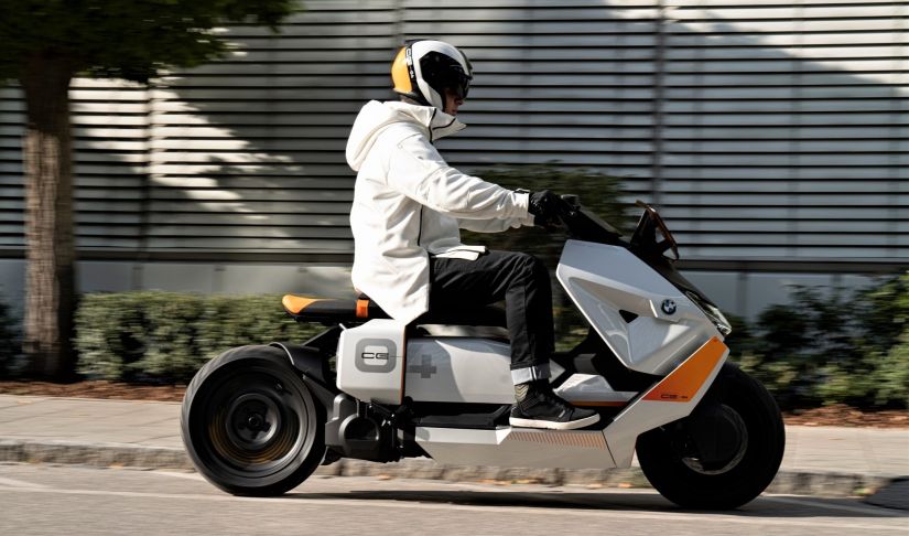 BMW apresenta conceito de scooter elétrico chamado Motorrad Definition CE 04
