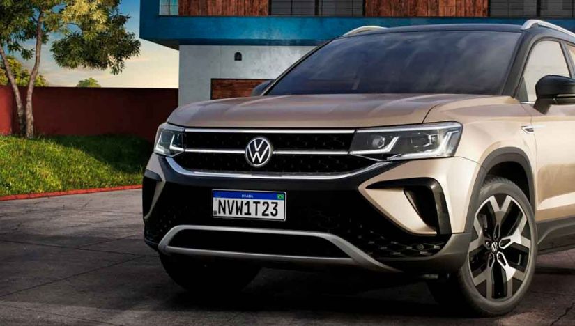 Volkswagen mostra novo Taos no Brasil