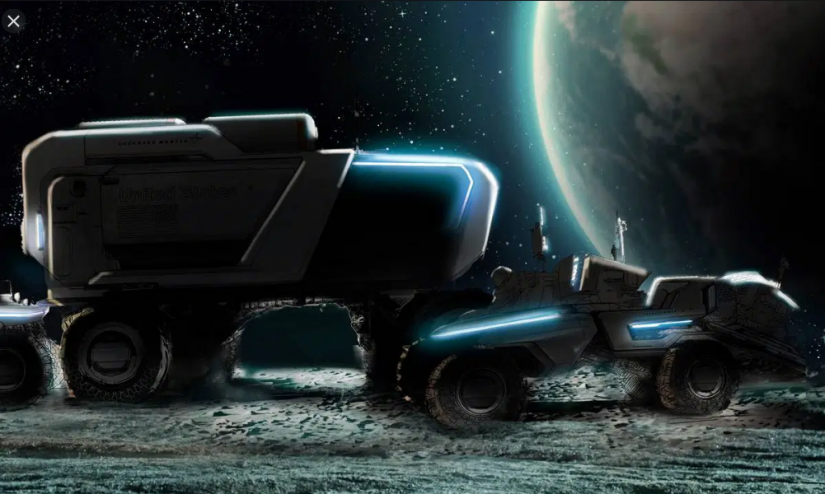 GM terá projeto de veículo elétrico para andar na lua