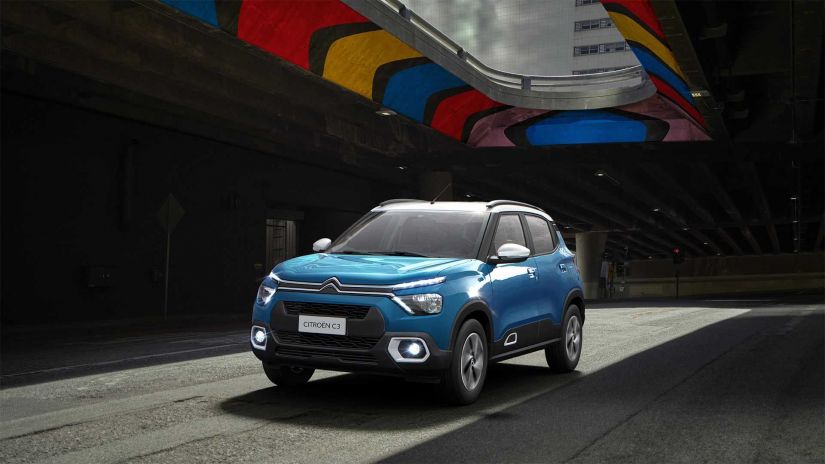 Citroën lança hotsite do novo C3 com opções de cores
