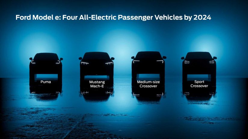 Ford terá mais 3 novos SUVs elétricos até 2024