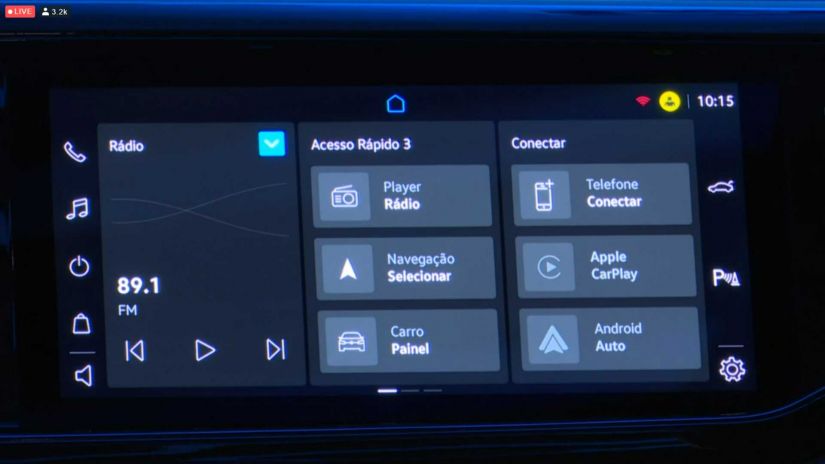 Volkswagen disponibiliza recurso Android Auto sem fio para central multimídia VW Play