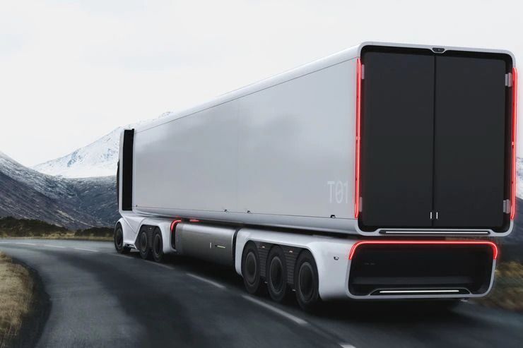 Einride apresenta semirreboque elétrico para ampliar autonomia de caminhões