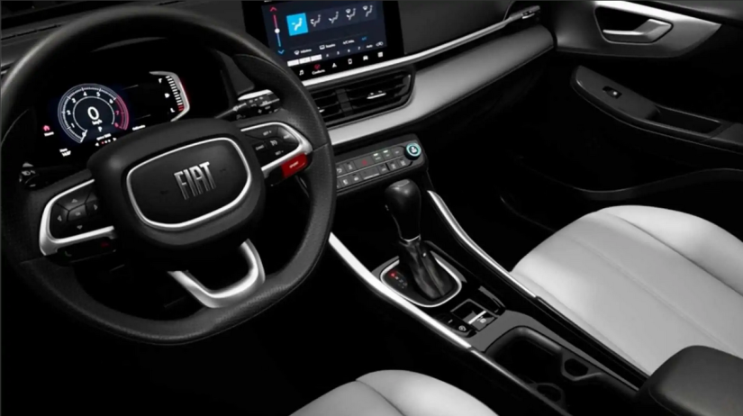 Fiat revela novo interior do novo Fastback