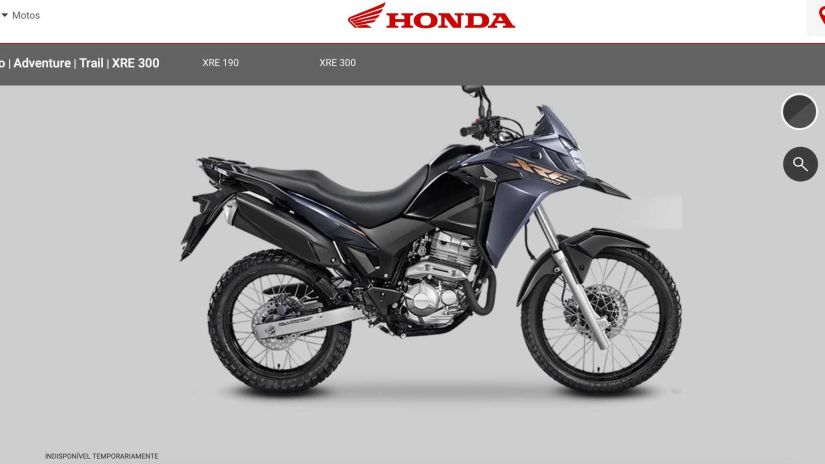 Honda confirma que XRE 300 vai parar de ser vendida a partir de abril