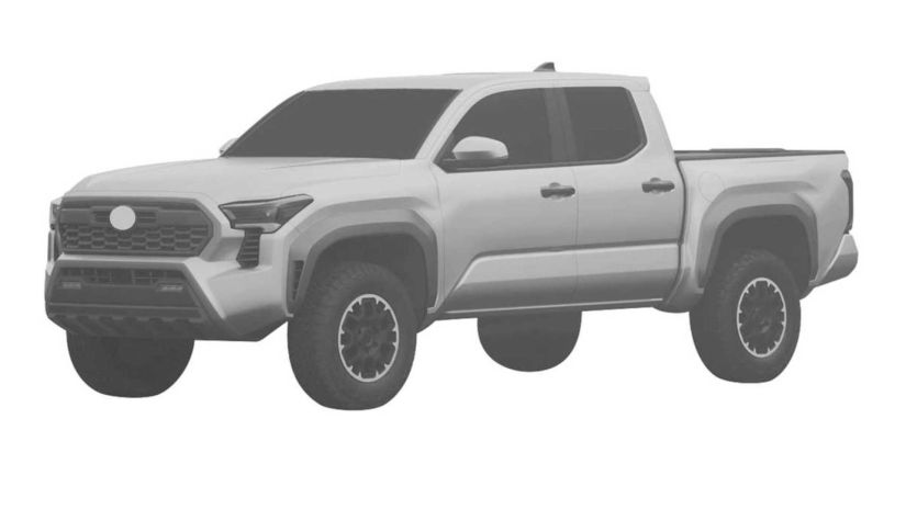 Vazam imagens do projeto da nova Toyota Tacoma 2024