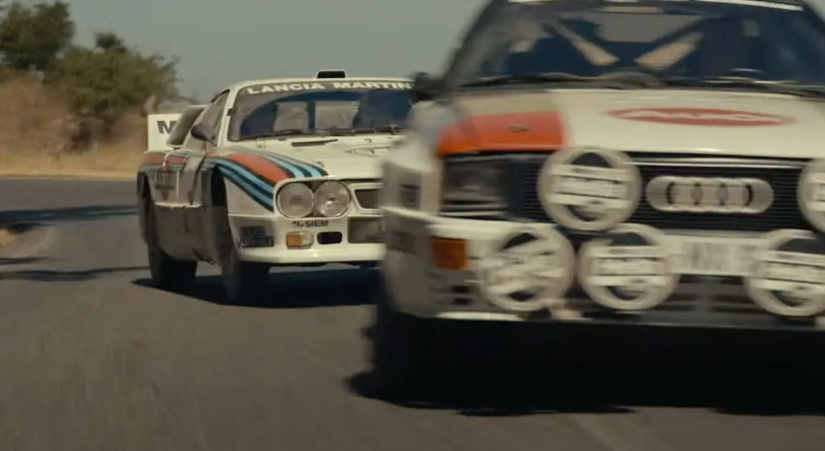 Filme que retrata rivalidade entre Audi e Lancia no rally ganha trailer