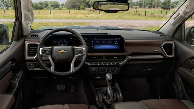 Nova picape Chevrolet S10 2025 ganha painel digital