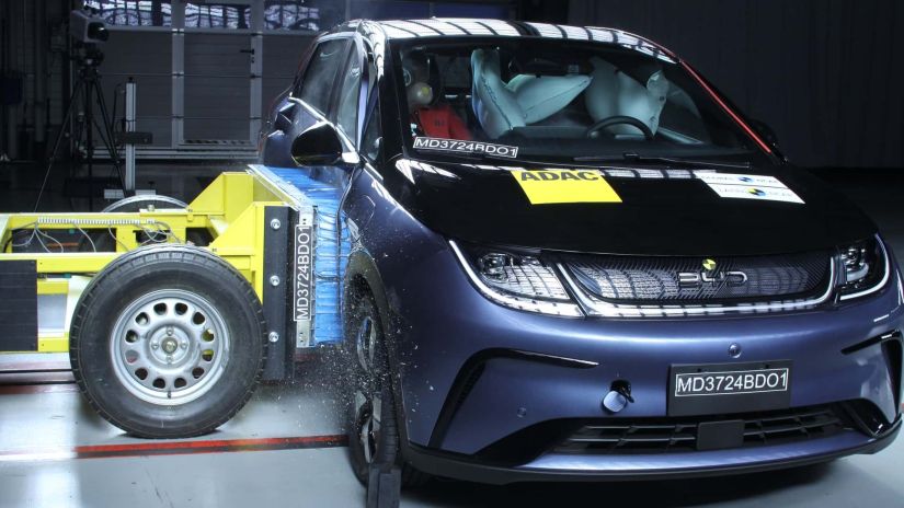 BYD Dolphin Plus consegue nota máxima nos testes da Latin NCAP