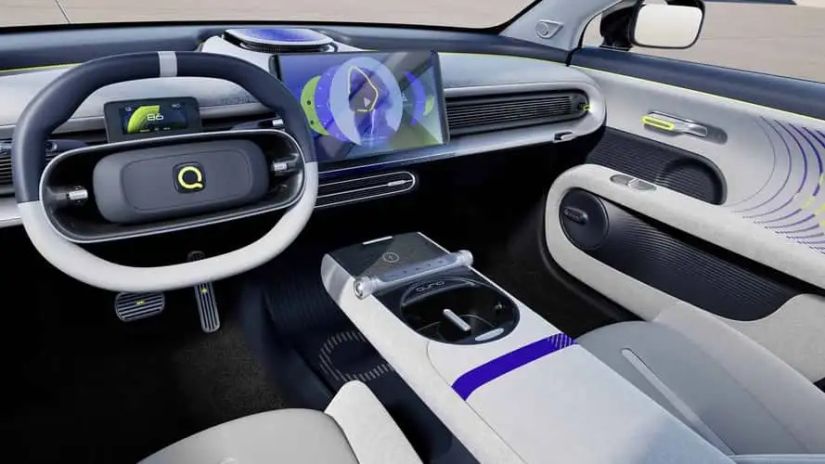 Chery apresenta novo conceito QQ de carro elétrico e futurista